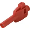 VOLTCRAFT MP-4 ficha banana de 4 mm, reta, ligação por aperto, vermelho, 50 unid. VC-17002935