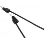 Cabo de medição VOLTCRAFT MSB-100 preto 1 m, ficha banana de 4 mm para ficha banana de 4 mm, CAT III 1000V CAT IV 600V 19A VC-15443090