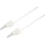 VOLTCRAFT MSB-300-1-WS Cabo de medição de segurança, ficha banana de 4 mm para ficha banana de 4 mm, 1 m, branco, CAT III 1000 V / CAT IV 600 V, 16 A
