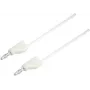 Cabo de medição VOLTCRAFT MSB-300-5-WS, ficha banana de 4 mm para ficha banana de 4 mm, 5 m, branco, 16A, 30VAC/60VDC, CAT I