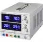 VOLTCRAFT MSP-3010 Fonte de alimentação de laboratório AC e DC ajustável e regulada 0-30 V 0-10 A 2x 300 W conector de banana 4 mm Saída dupla (VC-17370145)