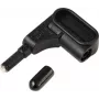 Ponta de teste de segurança Voltcraft MSS-120, conector fêmea 4 mm, CAT IV 600 V / CAT III 1000 V, 10 A, preta VC-17155640