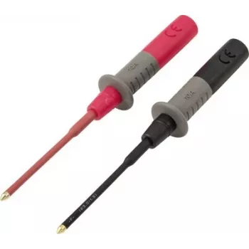 VOLTCRAFT MSS-140 Conjunto de Pontas de Prova de Segurança 4 mm Conector Fêmea CAT III 600 V Vermelho/Preto