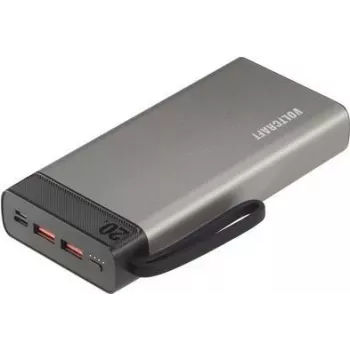 VOLTCRAFT PB-20-PD3.0 Power bank 20000 mAh Power Delivery LiPo cinzento-preto VC-12918120