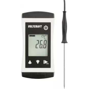 VOLTCRAFT PTM 100 + TPT-203 medidor de temperatura com sonda Pt1000, -200 a +450 °C, IP65