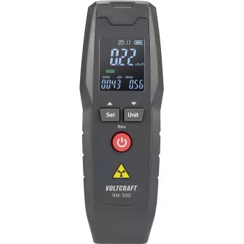 VOLTCRAFT RM-300 Contador Geiger Detetor de Radiação para Radiação Beta, Gama e Raios X com Alarme Acústico VC-13986170