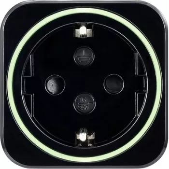 VOLTCRAFT SEM6500 BLACK medidor de consumo energético com tomada inteligente sem fios, registador de dados, exportação USB, previsão de custos, TRMS, tarifa ajustável VC-15450900