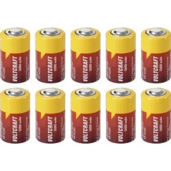 VOLTCRAFT Pilha especial 1/2AA Button-Top Li-SOCl2 3,6 V 1200 mAh 10 unid. (VC-17256075)