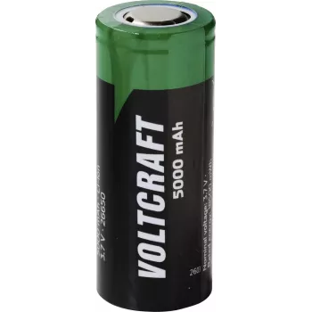 VOLTCRAFT bateria especial 26650 Flat-Top Li-Ion 3,7 V 5000 mAh 1 unid. (VC-17666010)