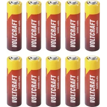 VOLTCRAFT Pilha especial Mignon (AA) Button-top Li-SoCl2 3,6 V 2400 mAh 10 unid. (VC-17255755)