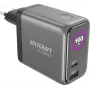 Carregador de parede USB GaN VOLTCRAFT UC-100W01 100W USB-C PD + USB-A preto VC-17776055