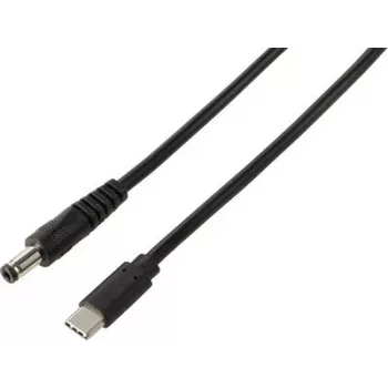 VOLTCRAFT Conversor de tensão USB DC 5,5 x 2,1 mm preto conversor DC/DC elevador com adaptador DC (VC-18218595)