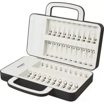 Voltcraft VC-14865480 Carregador de pilhas cilíndricas NiMH AA/AAA, 40 canais