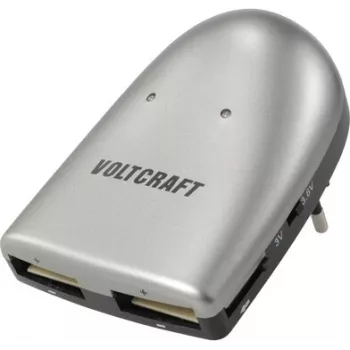 Carregador de pilhas botão de lítio VOLTCRAFT VC-15228900, 2 compartimentos, 3/3,6 V, proteção contra sobrecarga