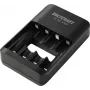 Voltcraft VC-BC-4100 Carregador de Células Cilíndricas para NiMH NiZn Li-Ion AA AAA USB-C 4 Compartimentos