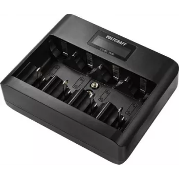 VOLTCRAFT VC-BC-5100 carregador de pilhas cilíndricas para NiMH, NiCd, Li-Ion AA, AAA, C, D, 9V bloco VC-17665940
