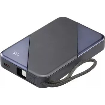 VOLTCRAFT VC-PBP2535CB Power bank 10000 mAh USB PD 3.0 Li-Ion preto com indicador de estado VC-17288095