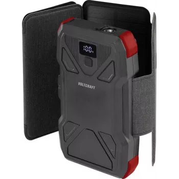 Powerbank solar VOLTCRAFT VC-SPB-20.000 20000 mAh com painel solar de 1,5 W, saída 3 A, IP65, preto VC-14456835