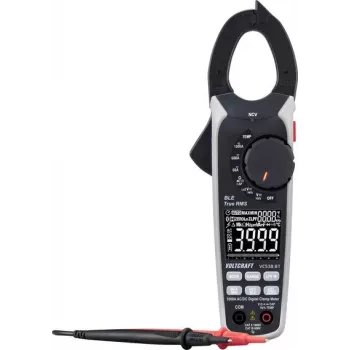 VOLTCRAFT VC538 Multímetro de pinça digital True RMS 6000 counts CAT III 600V CAT II 1000V VC-16044235