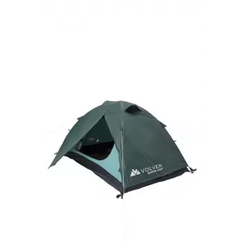 Tenda de trekking VOLVEN Zephyr Light verde 2 pessoas 3 estações