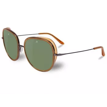 Vuarnet VL1629 Óculos de sol de mulher - armação de acetato, lentes minerais, largura da lente 53mm, ponte 17mm, haste 145mm - proteção UV400