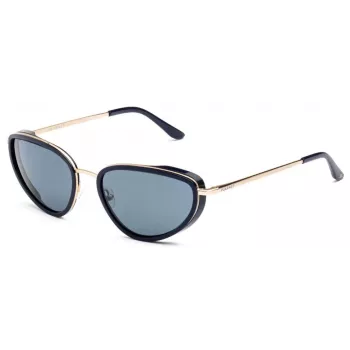 VUARNET Óculos de Sol Ice Collection para Mulher VL22030004062 - Armação preta mate, lentes de vidro mineral polarizadas Greylynx - 59/20/145 mm