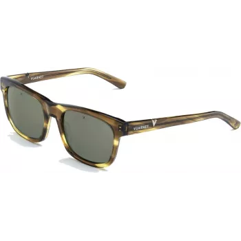Óculos de sol de mulher VUARNET VL20020004162 - Armação em acetato preto, lentes minerais cinzentas puras, 52 mm