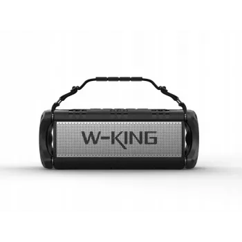 Altifalante portátil sem fios W-King D8 preto/prateado