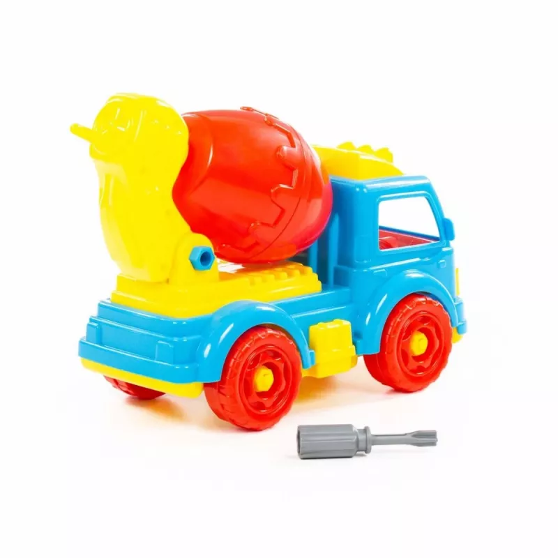 Betoneira WADER POLESIE Transport DIY Blocos de construção 29 peças 84804