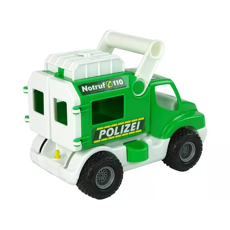 Carro de polícia WADER POLESIE ConsTruck Verde 41906
