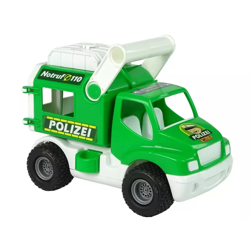 Carro de polícia WADER POLESIE ConsTruck Verde 41906