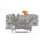 Terminal de separação e teste WAGO 2002-1671 de 2 condutores com Push-in CAGE CLAMP, cinzento
