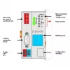 Acoplador de barramento de campo WAGO 750-348 ECO CANopen, D-Sub 9 pinos, 24 VDC, calha DIN, cinzento