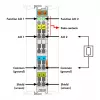 Módulo de saída analógica de 2 canais WAGO 750-550 0-10V, cinzento claro