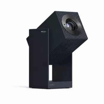 Projetor Wanbo Cube 2 S, Full HD 1080p, 500 ANSI, Vidaa OS, Gimbal, Tiefe Nacht