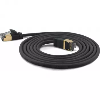Cabo de rede SSTP CAT7 Wantec Ste. CAT6a d=4mm 10,00m Preto