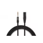 Cabo de áudio Warm Audio Premier Series XLR macho para TRS macho 6,35mm 1,8m preto