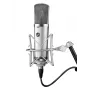 Microfone condensador de válvula Warm Audio WA-67 prateado microfone de estúdio