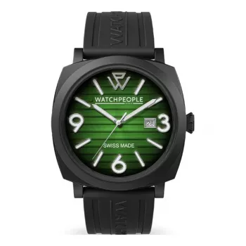 WATCHPEOPLE Relógio de mulher 700989 Analógico quartzo 45mm Aço inoxidável