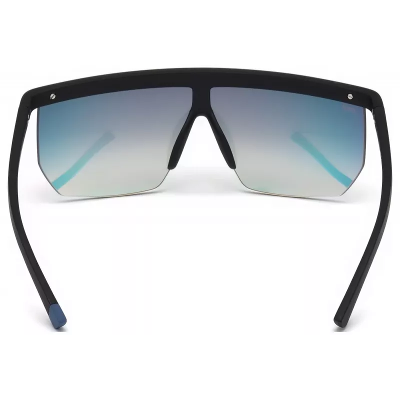 Óculos de sol de homem WEB EYEWEAR WE0221-02Z armação de acetato preta lentes cinzentas UV400