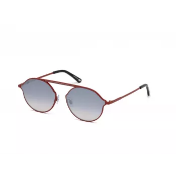 Óculos de sol unissexo WEB EYEWEAR WE0198-5766C, armação preta, lentes cinzentas, 57 mm