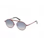 Óculos de sol unissexo WEB EYEWEAR WE0198-5766C, armação preta, lentes cinzentas, 57 mm
