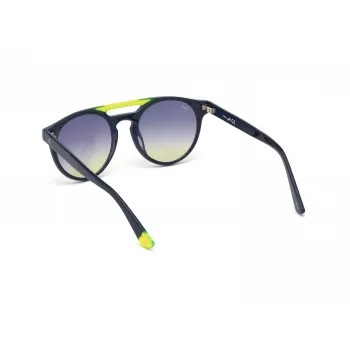 Óculos de sol WEB EYEWEAR unissexo WE0262-5190W acetato quadrados armação preta lentes cinzentas 51/19/145 mm