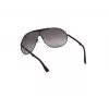 WEB EYEWEAR Óculos de sol unissexo WE0282-0001B armação preta lentes cinzentas UV400 categoria 3