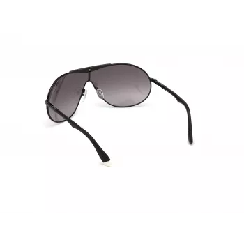 WEB EYEWEAR Óculos de sol unissexo WE0282-0001B armação preta lentes cinzentas UV400 categoria 3