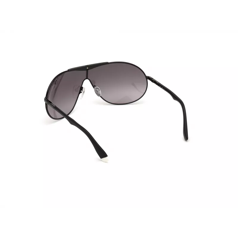 WEB EYEWEAR Óculos de sol unissexo WE0282-0001B armação preta lentes cinzentas UV400 categoria 3