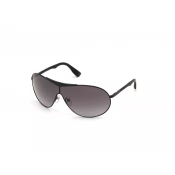 WEB EYEWEAR Óculos de sol unissexo WE0282-0001B armação preta lentes cinzentas UV400 categoria 3