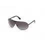 WEB EYEWEAR Óculos de sol unissexo WE0282-0001B armação preta lentes cinzentas UV400 categoria 3