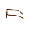 Óculos de sol retangulares unissexo de acetato WEB EYEWEAR WE0262-5156J Havana/lente degradê castanha 51/19/145 mm UV400