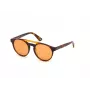 Óculos de sol retangulares unissexo de acetato WEB EYEWEAR WE0262-5156J Havana/lente degradê castanha 51/19/145 mm UV400